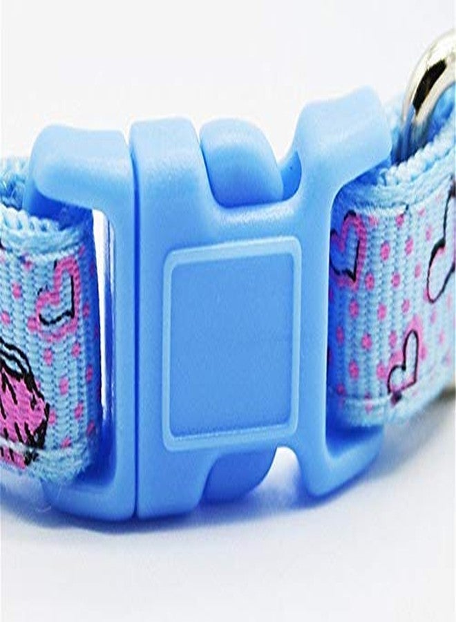 Pups&Pets Adjustable Puppy and Cat Collars (1 Piece) Buckle Safety Neck Collar Strap with Bell Small Size (Colour May Vary) - Image 4